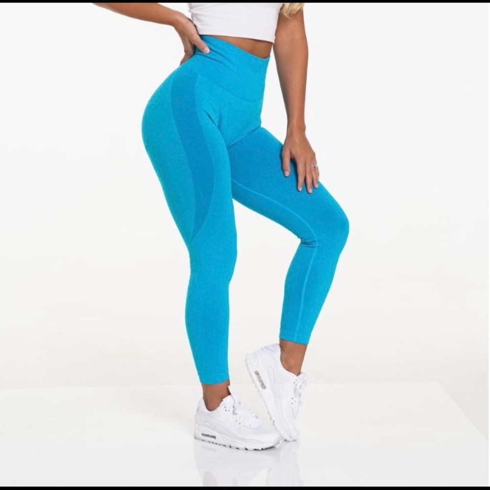 NVGTN Caribbean Blue Contour Leggings